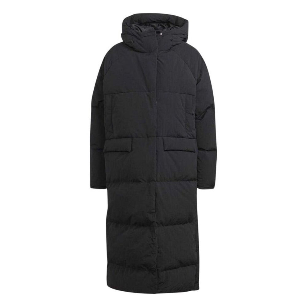 Adidas Womens/Ladies Longline Baffled Coat / Black